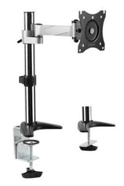 LogiLink BP0075 Monitor Stand, 13"-27", 8 kg, Black/Silver