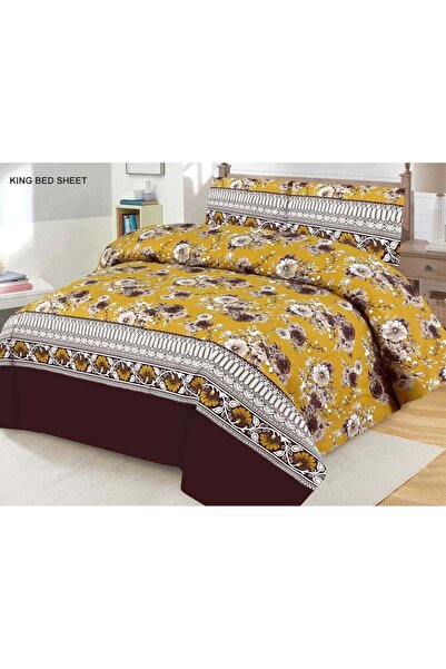 Doltri Premium King Size Bedsheet 240x245cm with 2 Pillow Cases - Soft Durabl...