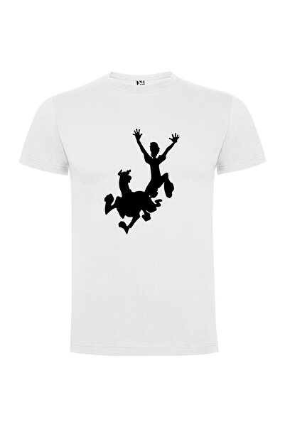 iLovePrints Silhouette Equestrian Leap Tshirt