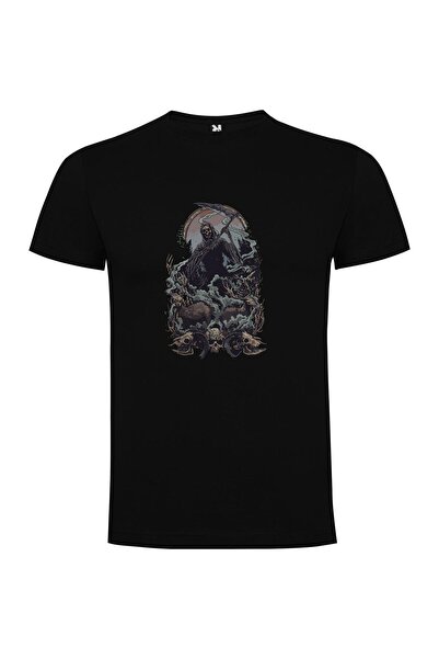 iLovePrints Dark Skeleton Tee Tshirt