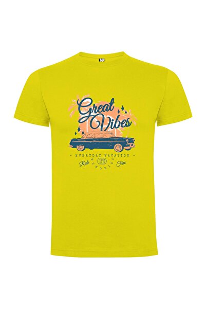 iLovePrints Happy Car Vibes Tshirt