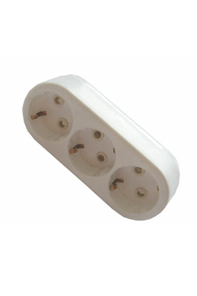 IPEE Adaptor ceramic triplu priza cu Cp, IP2085, 1 buc
