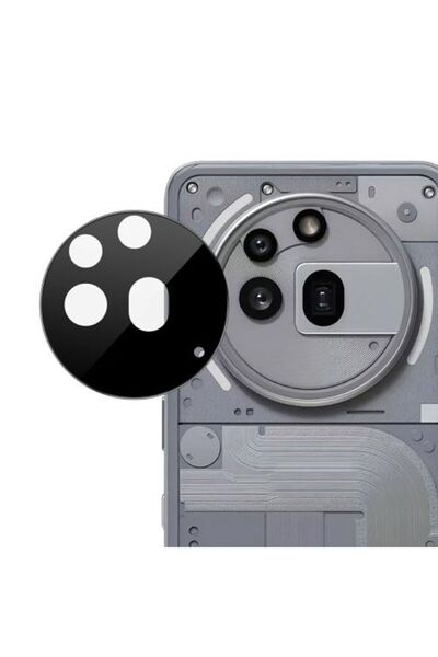 Techsuit Πλήρες γυαλί κάμερας - Nothing Phone (3a) Pro - Μαύρο