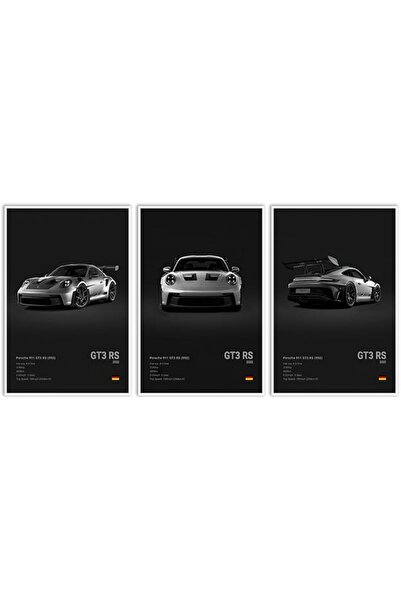 ESSESORIES Jzbhhade Car 911 GT Turbo Men Aesthetics Aesthetic Poster Wall Art...