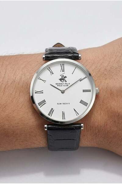 Beverly Hills Polo Club Gold Round Case Men's Wristwatch |   39mm Steel Case,...
