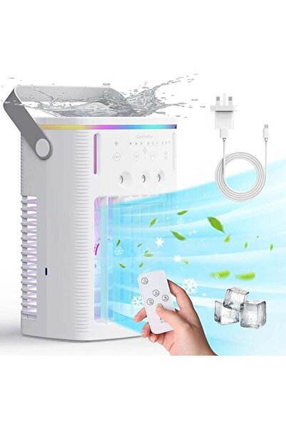 GULF GALLERY Table Fan, Cooling Fan, Air Conditioner Fan With Remote, Timer, ...