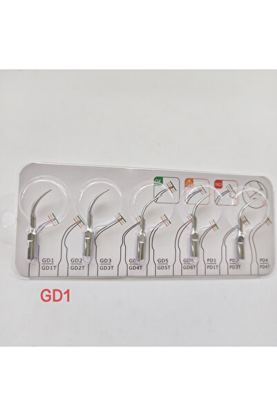 Choice6 GD1 5 قطع رؤوس جهاز تنظيف الأسنان بالموجات فوق الصوتية لتنظيف الجير و...