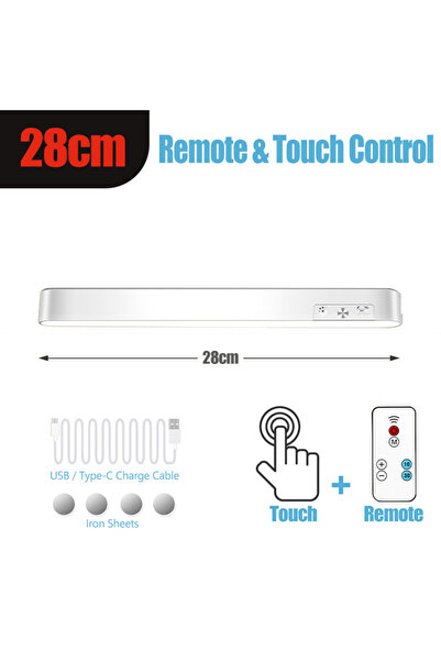 Choice1 مصباح طاولة أبيض للعناية بالعين بطول 28 سم، شريط إضاءة LED بطول 48/28...