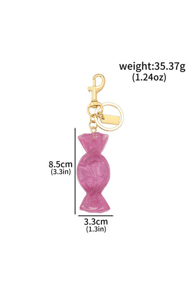 Choice4 BG00143-01 Creative Colored Candies Keychain Sparkling Candy Pendant ...