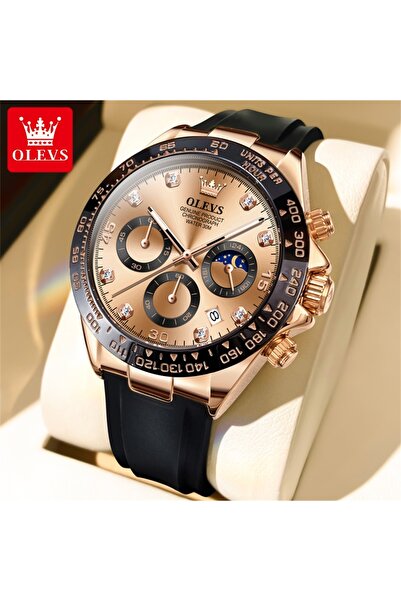 Choice4 Yes All Rose OLEVS 2875 Men Watch Original Fashion Brand Quartz Water...