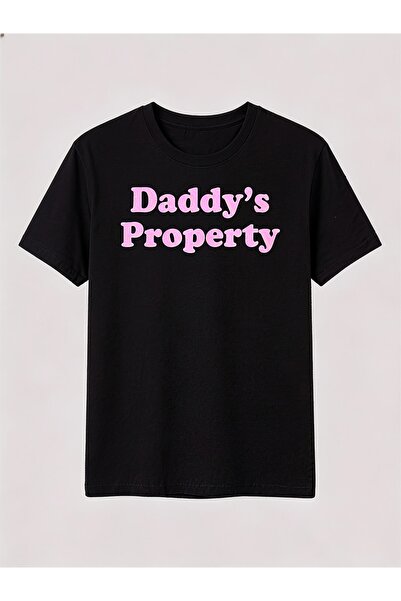 NOURAM تي شيرت مريح للرجال والنساء من ماركة Daddy's Property، عصري ومتعدد الا...