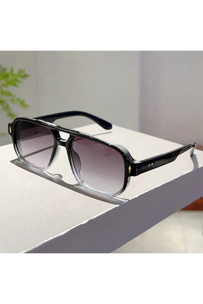 Choice as picture shows gb-gradient grey KAMMPT Vintage Rectagnle Sunglasses ...