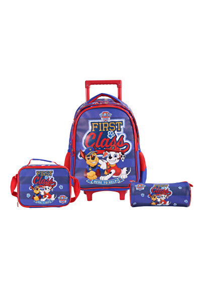 Moon Licensed Paw Patrol First Class 3 in 1 Kids Trolley Set - (16-Inch) Prem...