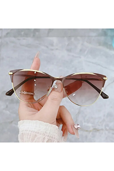 Choice C1 1Pc Fashion Retro Cat Eye Sunglasses for Women, Large Frame Sunshad...
