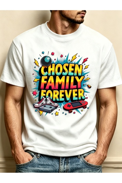 NOURAM تي شيرت رجالي كاجوال، تصميم Chosen Forever مع تصميم حذاء رياضي بتصميم ...