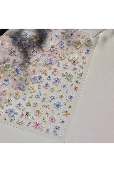 Choice9 1pcs Japanese Nail Parts 5D Reliefs Cherry Blossom Self Adhesive Nail...