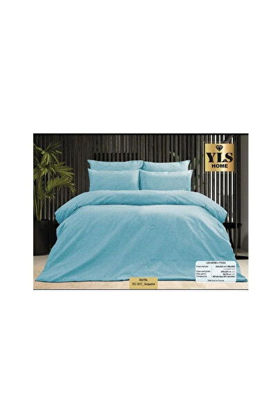 yls home Lenjerie pentru pat dubla 4 piese, 2 persoane , 220X240 cm