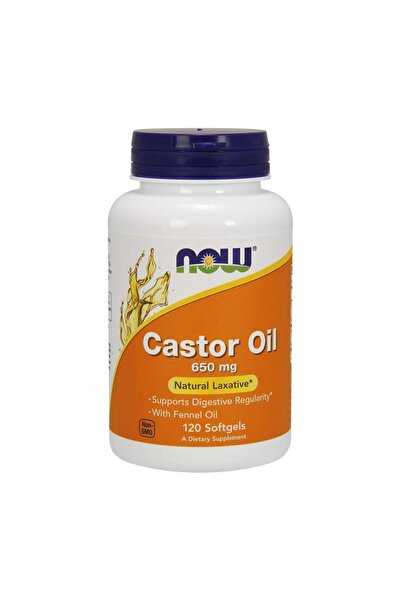 Now Foods Castor Oil 650 MG