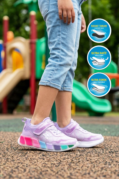 ruffon 1035 F Lila-Fuksija Sportske Cipele za Devojčice