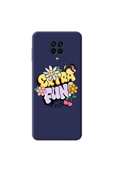 Other Xiaomi Redmi Note 9 Pro Extra Fun Dark blue Colored Silicone TPU Θήκη