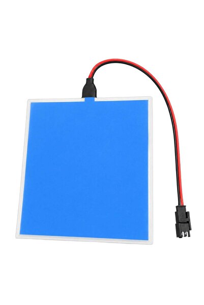 Powermaster PM-37724 100x100mm Elektrominesans (EL) 3V Led Panel Mavi Aydınla...