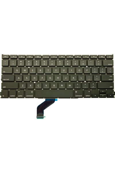 unbranded Πληκτρολόγιο για Macbook a1425, US, μαύρο