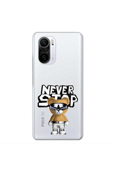 Other Xiaomi Poco F3 Never stop Transparent Silicone TPU Θήκη