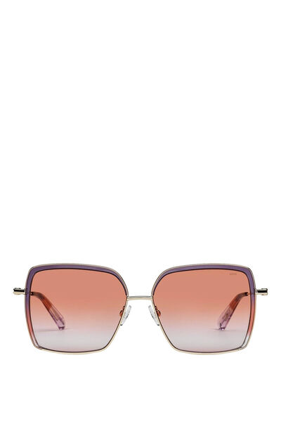 Italia Independent Sitcers 58 Gdpp Gold Color Metal Women's Sunglasses