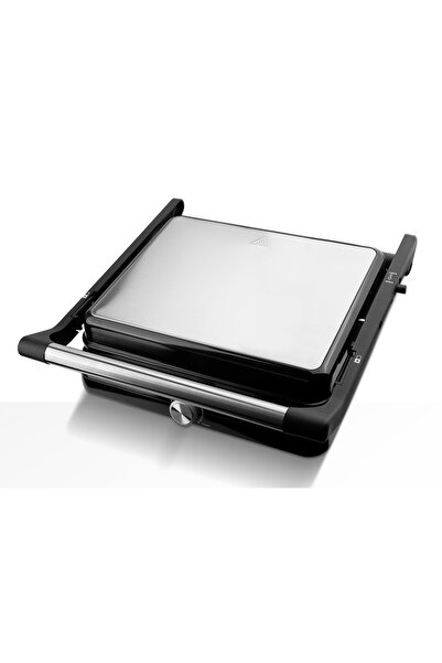 Bruno γκριλιέρα BRN-0251, 2000W, με ρυθμιζόμενο θερμοστάτη, inox-μαύρη