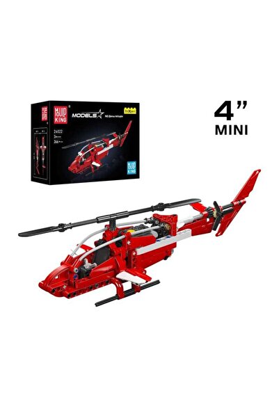 Mould King 24022 Mini Sparrow Helikopter Yapı Seti – 266 Parça (MouldKing)