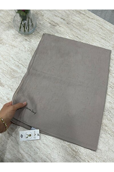 HAREM SCARF Gold Deep Shawl Light Mink