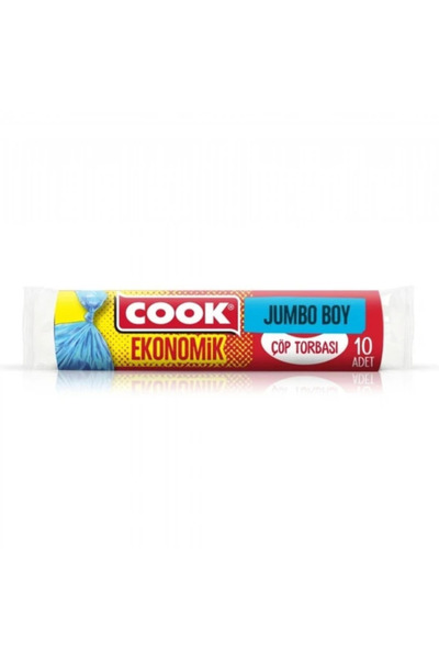 COOK Economical Jumbo Size Garbage Bag 80 X 110 cm Roll of 10