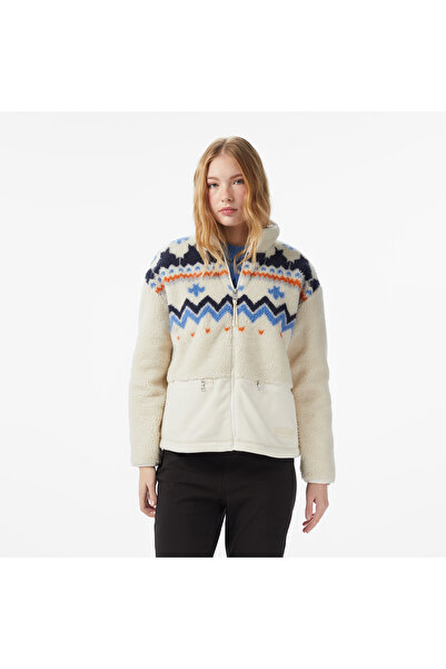 Napapijri NP0A88VLN1J1-T-ANSEI FZ W Bej Fermuarlı Erkek Sweatshirt