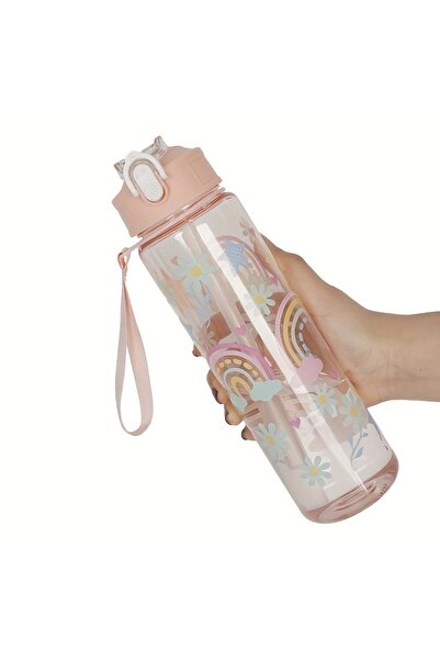 Choice4 750ml Transparent rainbow 1pc 750ml 23OZ cartoon car series plastic w...