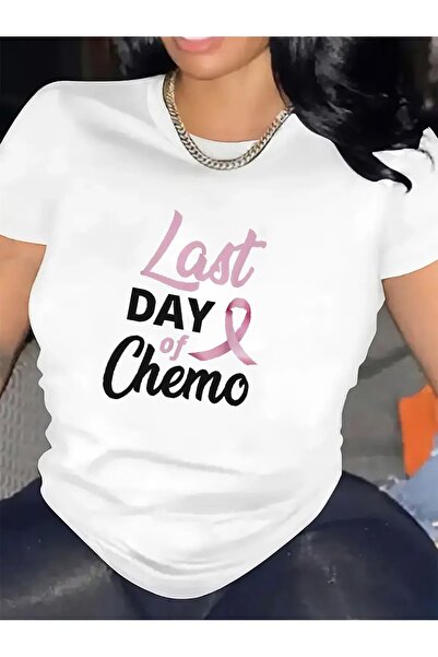 1001 Line Short Sleeve T-Shirt Last Day of Chemo | Fabric, Lightweight and Du...