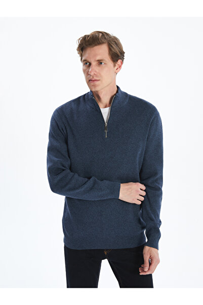 LC Waikiki Funnel Neck Long Sleeve Men's Knitwear Sweater