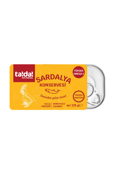 Tada Sardalya Konservesi 125 G (5'li Paket)