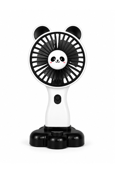 Iconictech Iconic Tech Ayıcıklı Mini El Fanı USB Şarjlı 3 Kademeli Taşınabili...