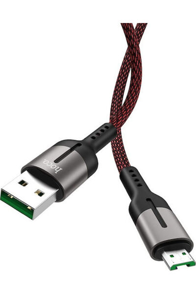 hoco. Hoco U68 Gusto 1.2μ Πλεκτό Καλώδιο USB 2.0 σε micro USB Κόκκινο (HC-U68MR)