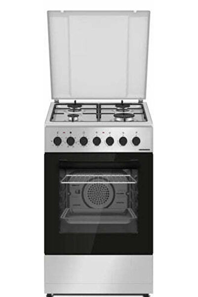 Heinner Aragaz combinat HFSC-S60LITGC-SL – 4 arzătoare pe gaz, cuptor electri...