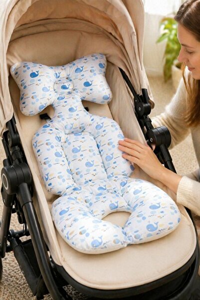 Generic 1Pc Cotton Breathable Stroller Seat Liner Cushion Reversible Universa...