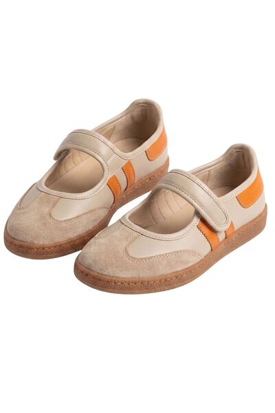 Barinoska Women's Velcro Ballerina Shoes with Thermo Sole, 1 cm Heel, Full Mo...
