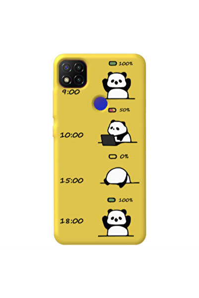 Other Xiaomi Redmi 9c My situation at work Yellow Colored Silicone TPU Θήκη