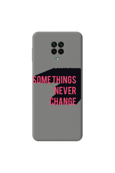Other Xiaomi Redmi Note 9 Pro Somethings Never Change Grey Colored Silicone T...