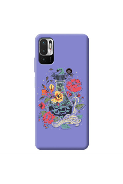 Other Xiaomi Redmi Note 10 Pro 5G Magic vase Purple Colored Silicone TPU Θήκη