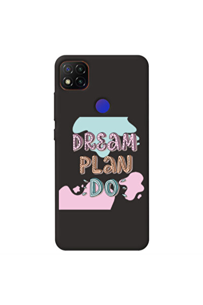 Other Xiaomi Redmi 9c Dream Plan Do Black Colored Silicone TPU Θήκη