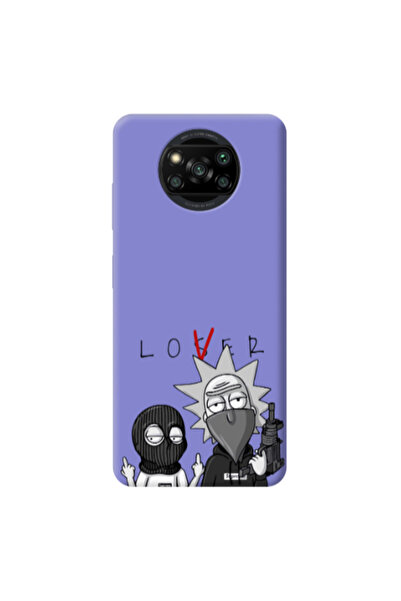 Other Xiaomi Poco X3 /X3 Pro Rick Loser Purple Colored Silicone TPU Θήκη