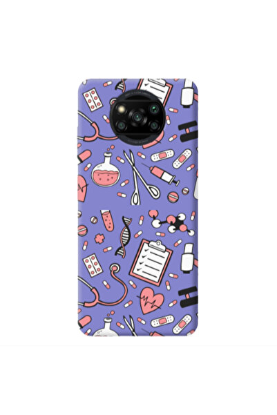 Other Xiaomi Poco X3 /X3 Pro Laboratory Purple Colored Silicone TPU Θήκη