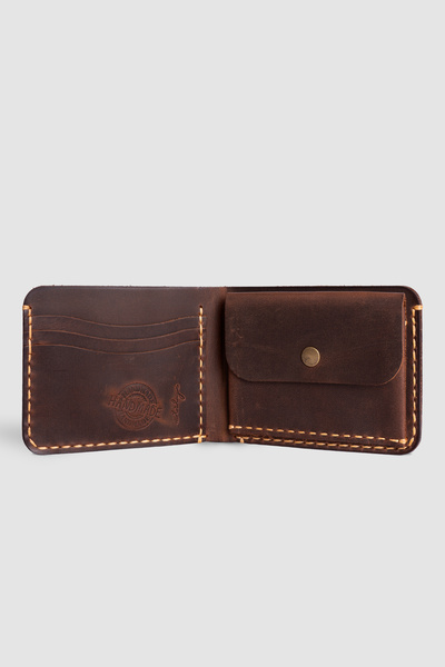 Atölye Leather El Yapımı Bozuk Para Cepli Deri Cüzdan