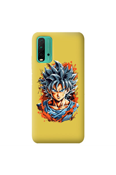 Other Xiaomi Poco M3 Anime Goku Yellow Colored Silicone TPU Θήκη